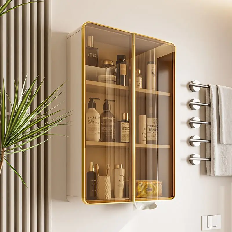 Bathroom Hangers Toilet Glass Door Lockers Wall Mounted Wall Lockers