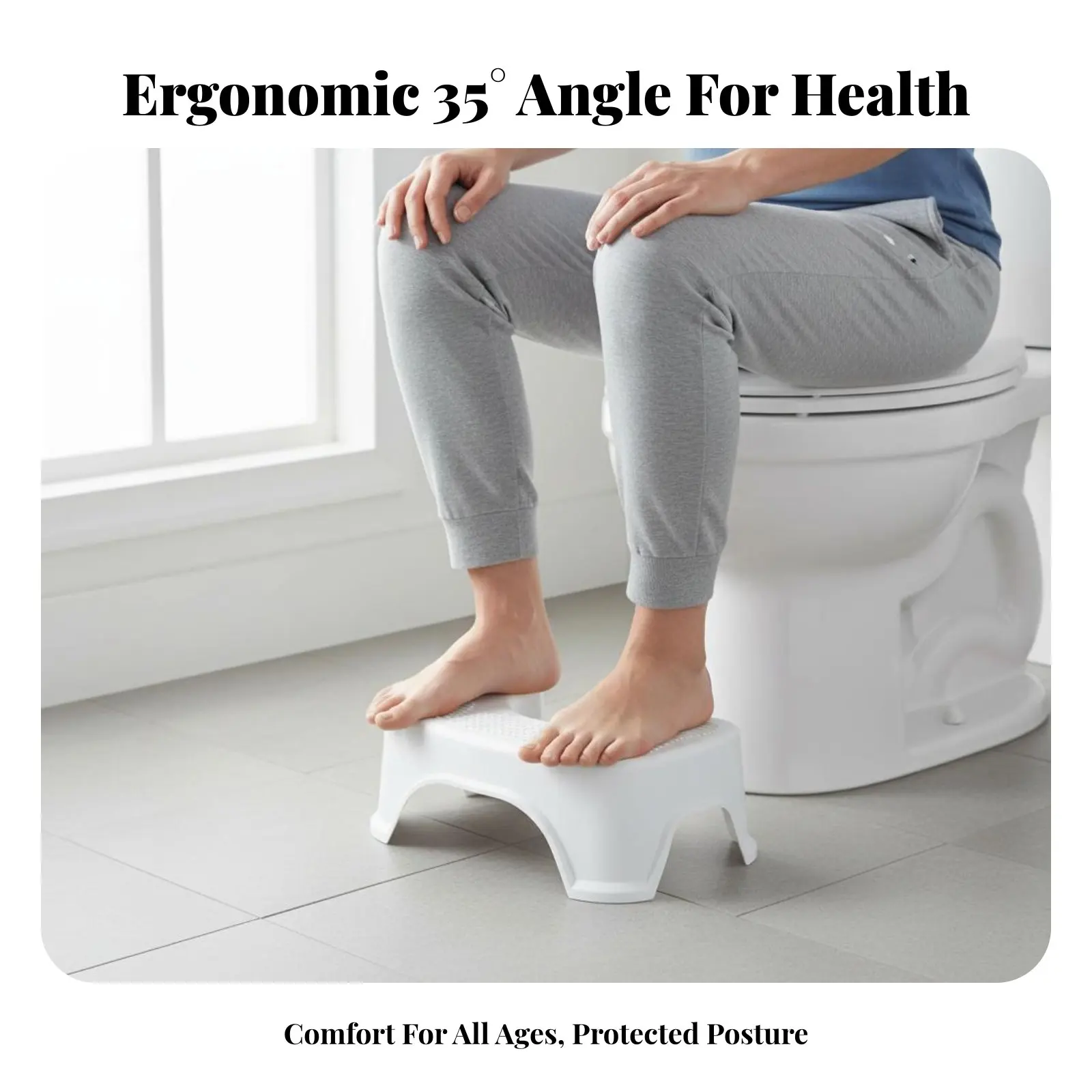 

Туалетный стульчик для приседания, способствующий здоровой осанке, U-образный, с высокой нагрузочной способностью, легко моется, для детей, для туалета.