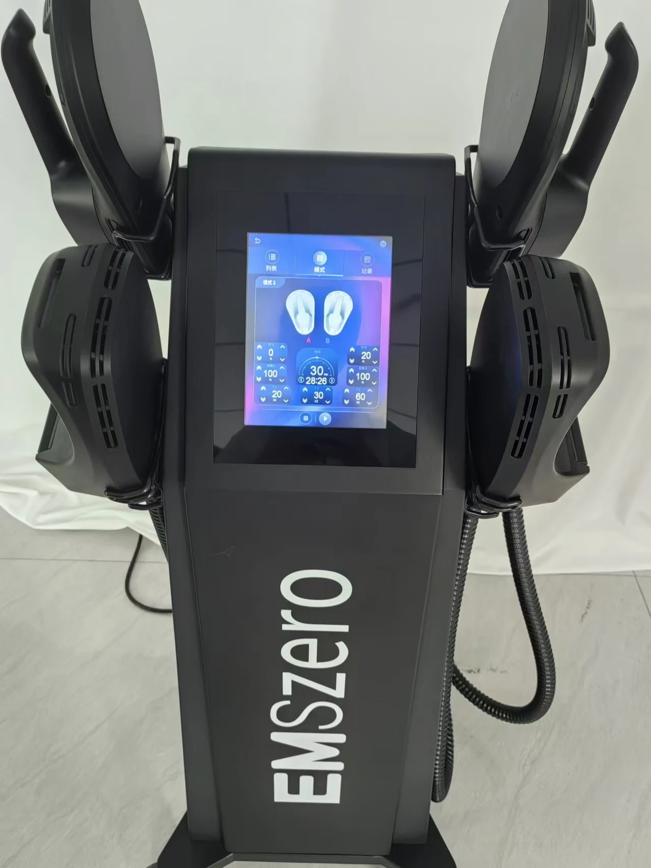 المهنية EMSzero محدد شكل الجسم 6500 واط محفز العضلات 200 هرتز EMS RF معدات التخسيس إزالة الدهون تدليك اللياقة البدنية