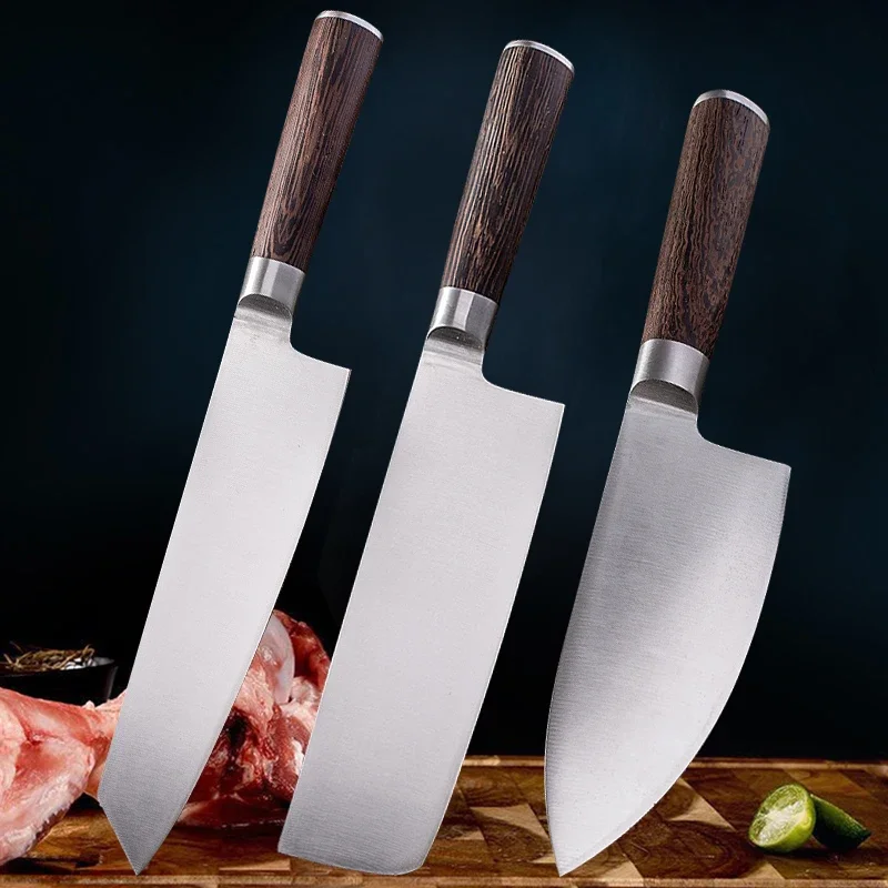 Professional Japanese Chef Knife Set Stainless Steel Fish Kitchen Cleaver Knife Vegetables Meat Slicing Butcher Knives