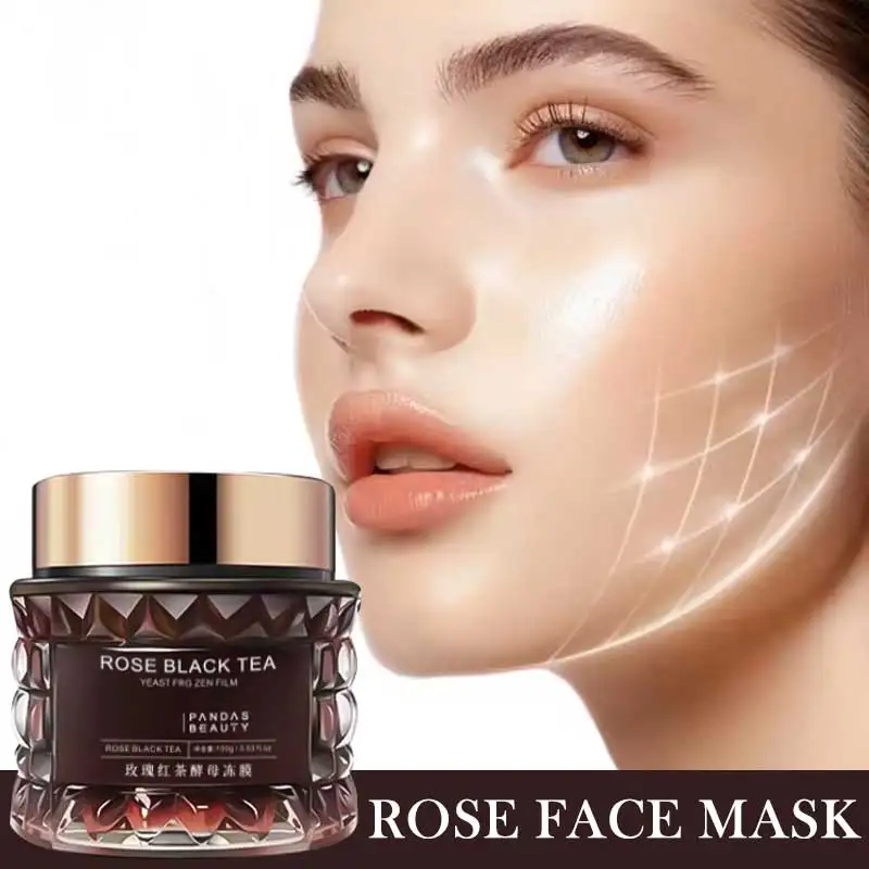 

100 г маска из розы и никотинамида, коллагеновая увлажняющая укрепляющая маска, улучшение эластичности, минимизирование пор, уход за кожей