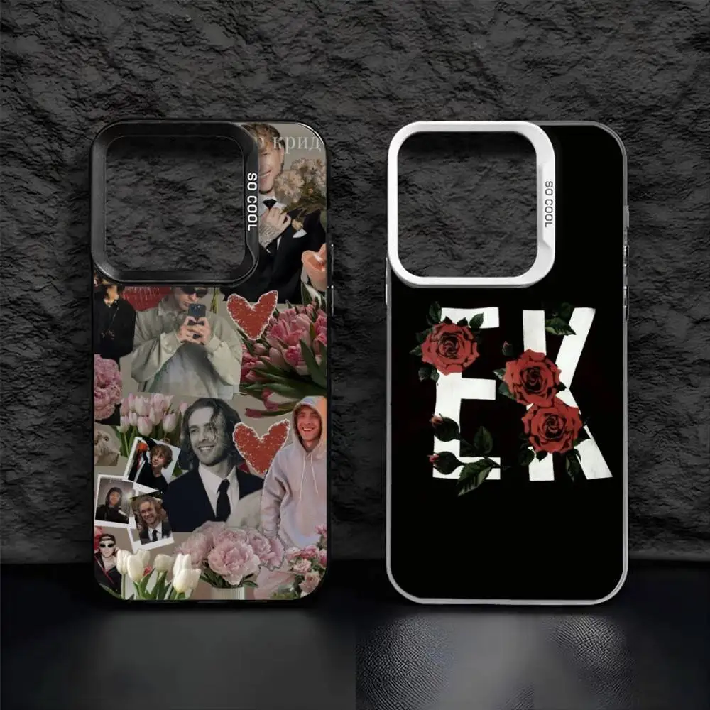 

Rapper E-Egor Singer K-Kreed Phone Case For IPhone 16 17 15 14 12 13 Pro Max Black Color Shockproof Cover