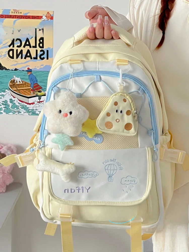 dopamine-backpack-large-capacity-school-bag-for-girls-primary-and-middle-school-students-cute-ins-style-double-shoulder-bag