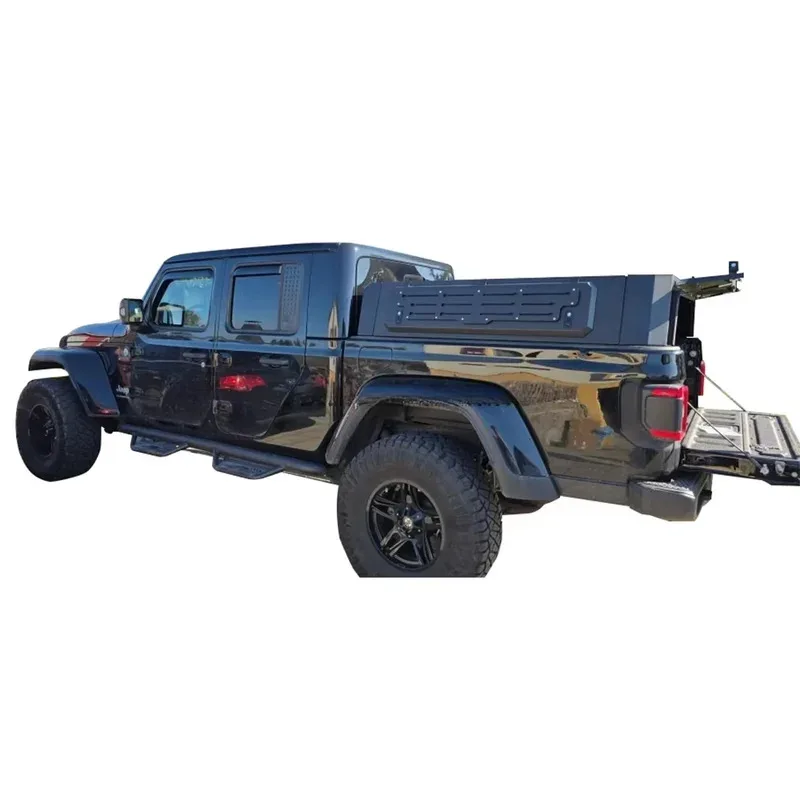 Windows Steel Dual Cab Hardtop Waterproof 4X4 Hard Tonneau Pickup Truck Bed Canopy Cover for  Gladiator accesorios coche