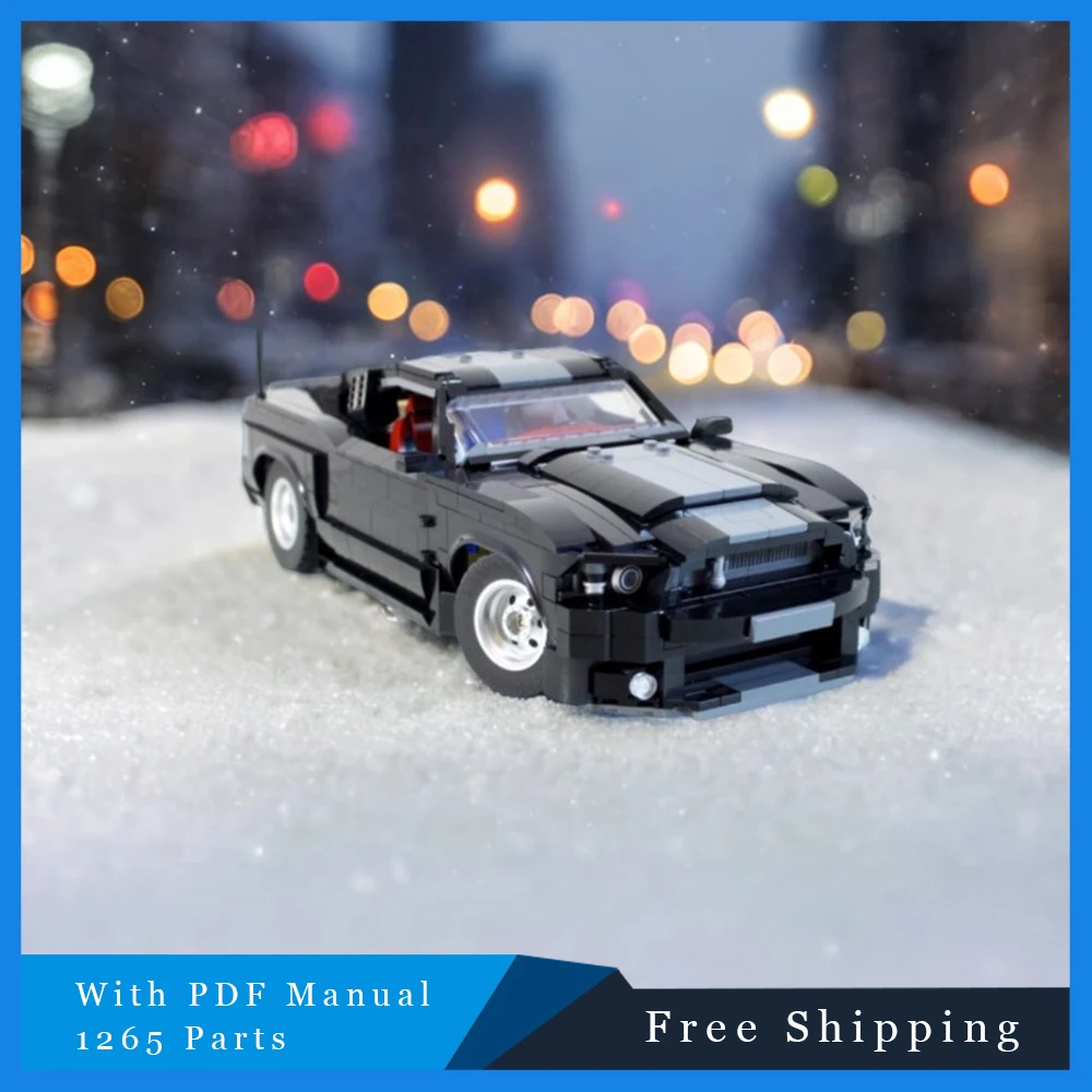 

Технология Скорости Чемпион Роудстер 1275, детали MOC-127905 GT500, суперкар, строительные блоки, модель, креативные кирпичи, головоломки, игрушки, подарок