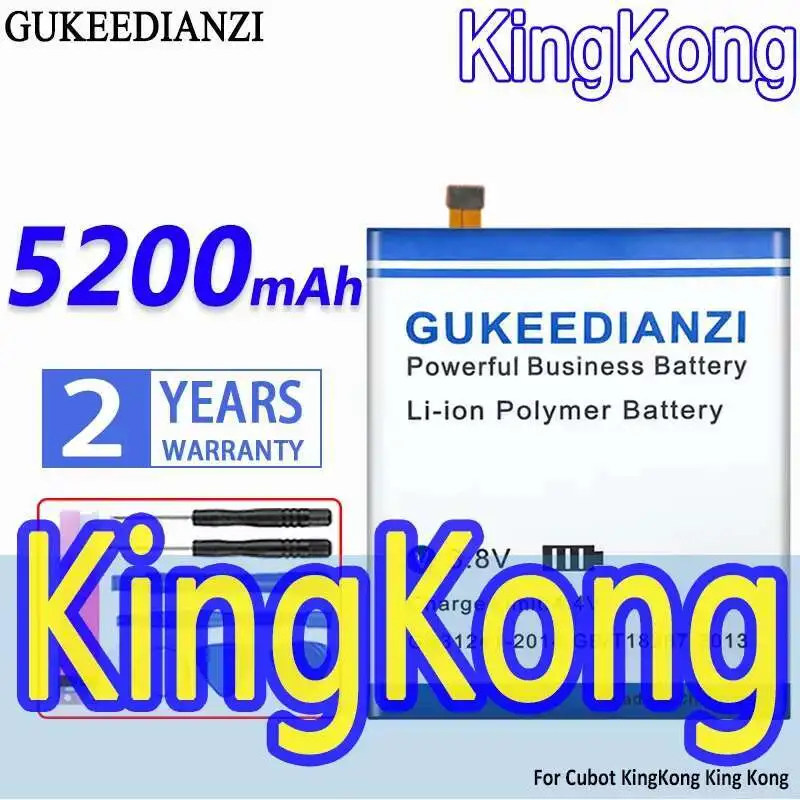 

Reliable Replacement High-Efficiency 5200mAh Mobile Phone Battery For Cubot Kingkong King Kong