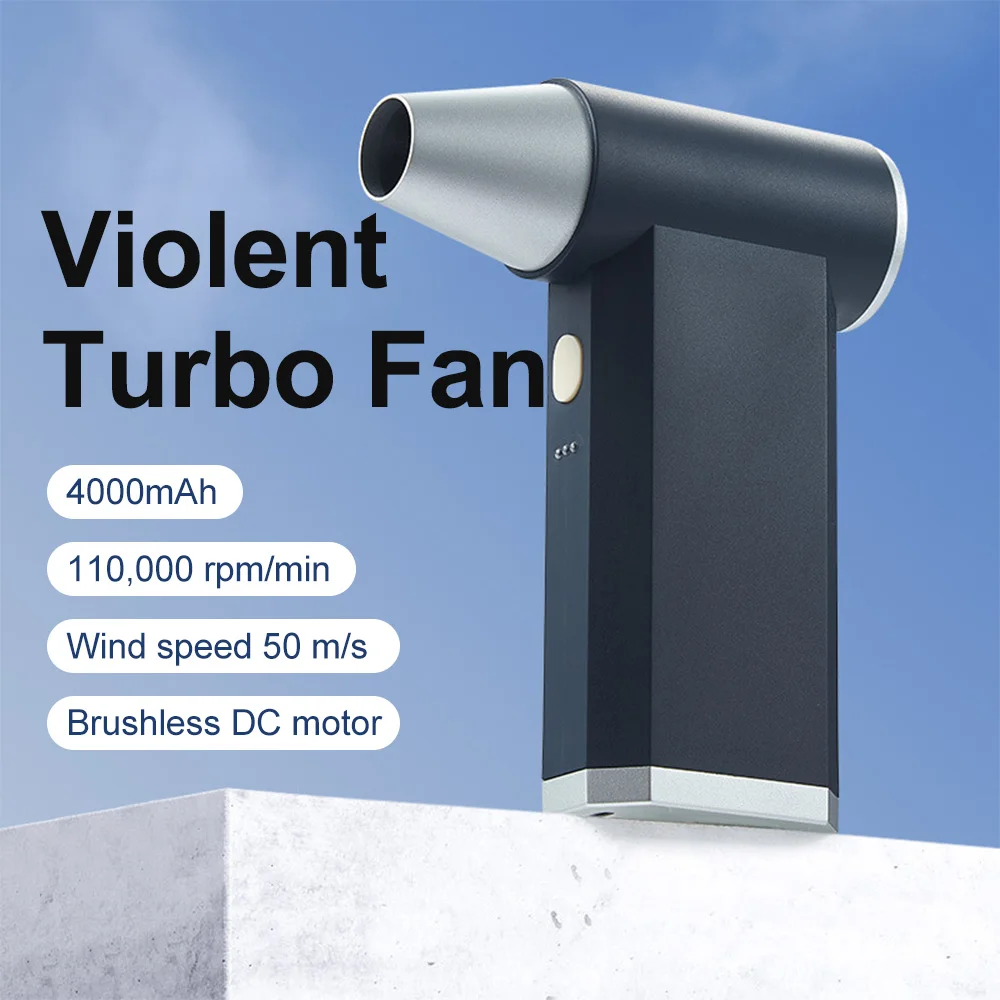 

Powerful Blower with High Speed Duct Fan Mini Turbo Jet Fan 110,000 RPM 52m/sTurbo Violent Fan High-Performance Brushless Motor