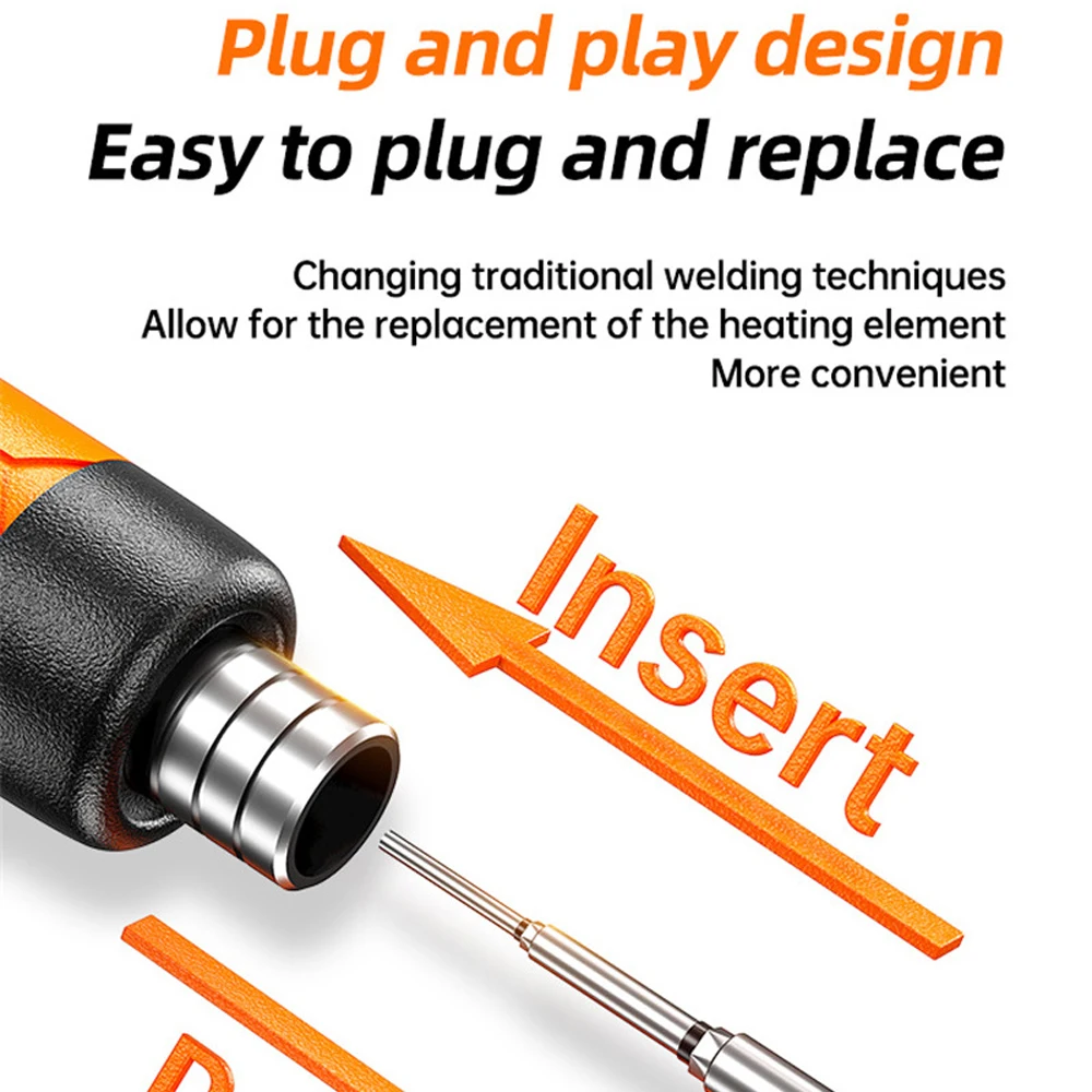 Digital Display USB Rechargeable Soldering Iron Portable Wireless DIY Tool Kit For Home Appliance Repair with Smoke Absorber