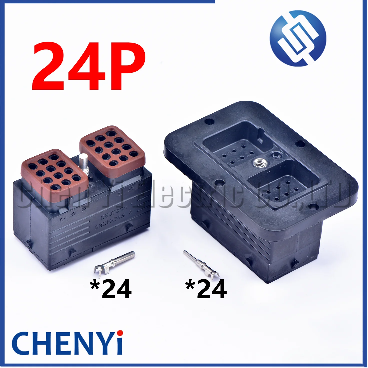 

24 Pin DEUTSCH male or female Car waterproof connector plug socket DRC12-24PA DRC12-24P DRC16-24S DRC16-24SA With terminal pins