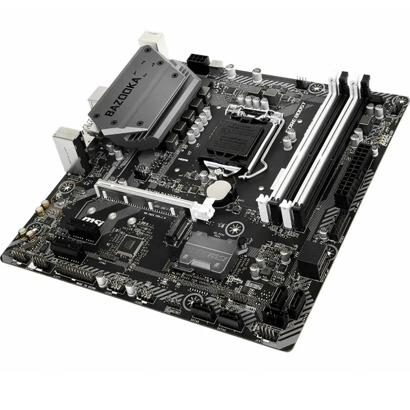Imagem -04 - Placa-mãe Usada Msi Bazuca B360m Lga 1151 Intel Core i7 i5 i3 Pentium Celeron 64gb Ddr4 2666 2400 2133mhz
