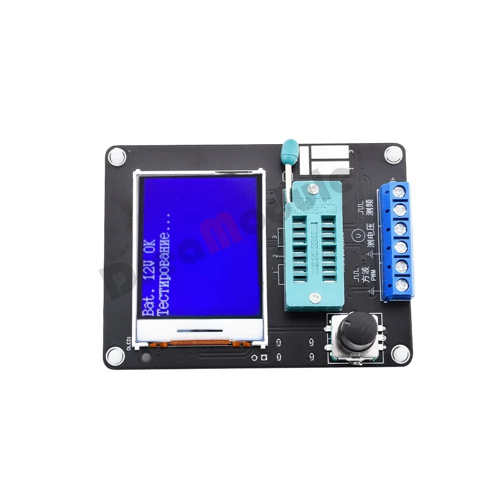 GM328A LCD Transistor Tester Diode Capacitance Voltage Frequency Meter PWM Square Wave Signal Generator Capacitor Leakage Tester