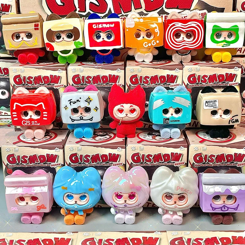 

GISMOW Hide and Seek Alliance Series Mini Blind Box Decoration Collection Model Desktop Ornament Anime Figures Toy Gifts