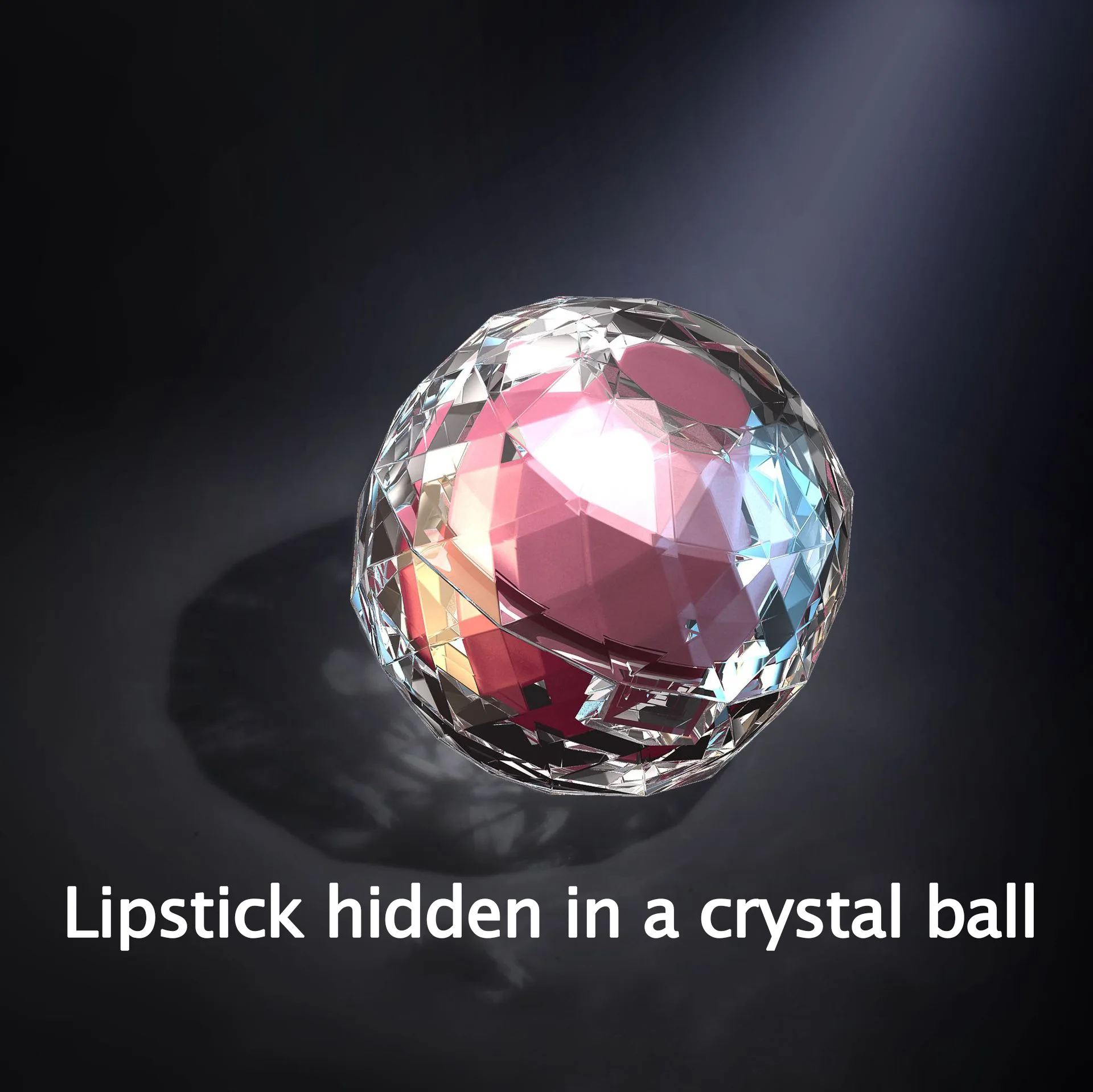 100Pcs Empty 15g Transparent Crystal Diamond Lipstick Ball Frozen Lip balm Containers Tubes For DIY Lipstick homemade Lip Balm