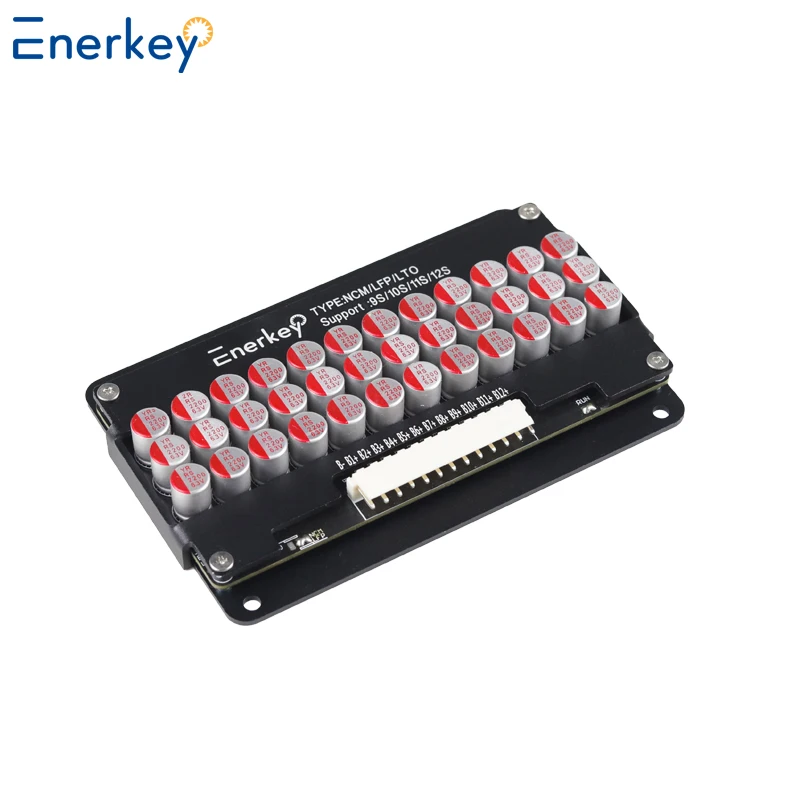 Bilanciatore attivo Enerkey 5A con guscio in alluminio 4S 6S 7S 8S 9S 10S 11S 12S 14S 15S 16S Equalizzazione batteria Lifepo4 / Li-ion/LTO