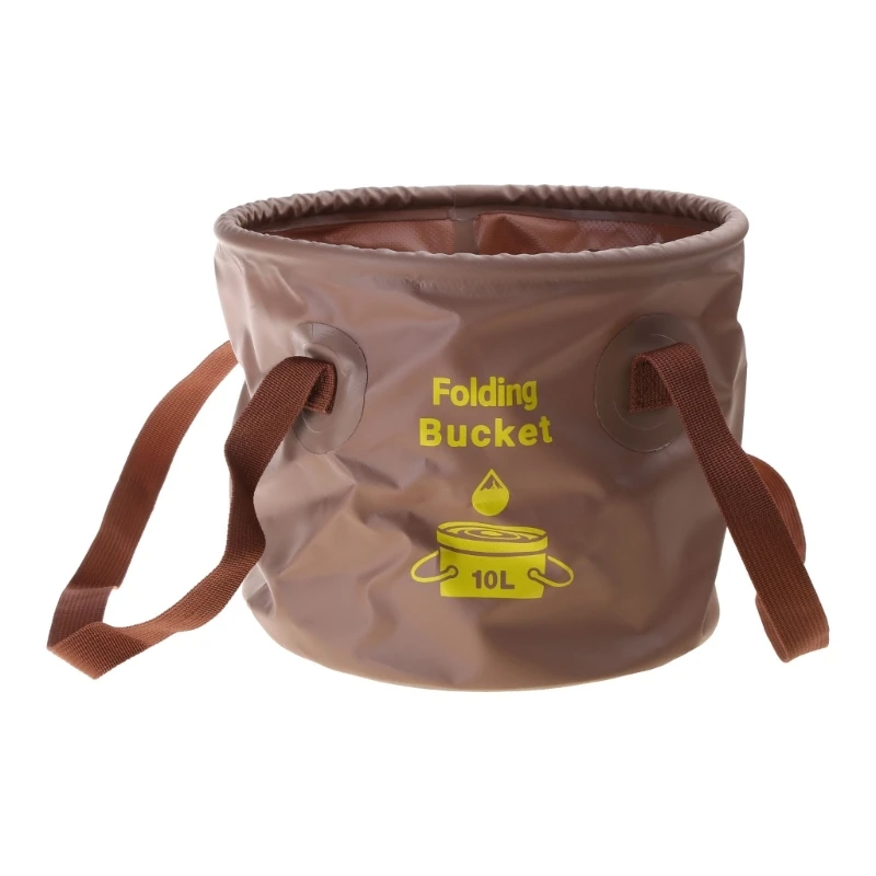 Folding Bucket Water Container Foldable Water Storage Bag for Outdoor Indoor