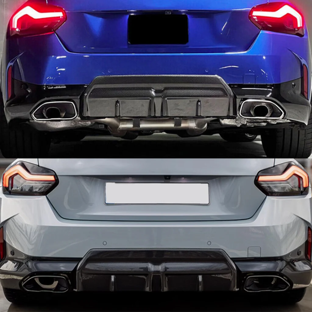 

Задний диффузор-спойлер для BMW G42 M235i M240i 2-дверное купе 2021 2022 2023 2024, защита заднего бампера, стайлинг автомобиля