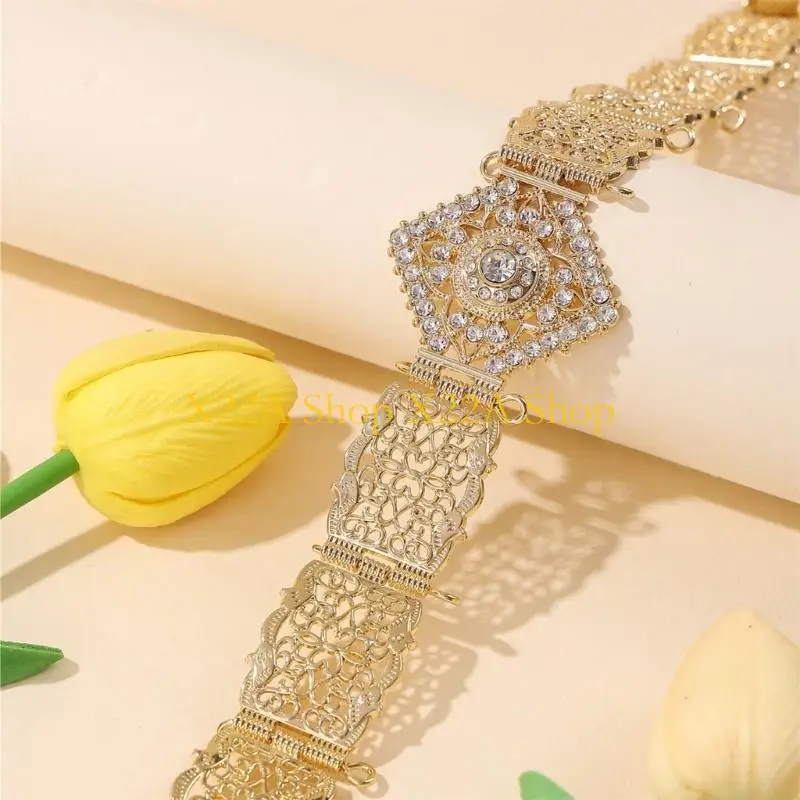 Unique Exquisited Zinc Alloyed Belt Feature Authentic Middle Eastern Patterns For Unique Styling Ladies Waist Cincher Band