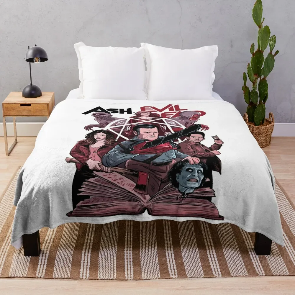 Ash Vs Evil Dead evil Throw Blanket Stain Resistant Cozy Warm Blanket