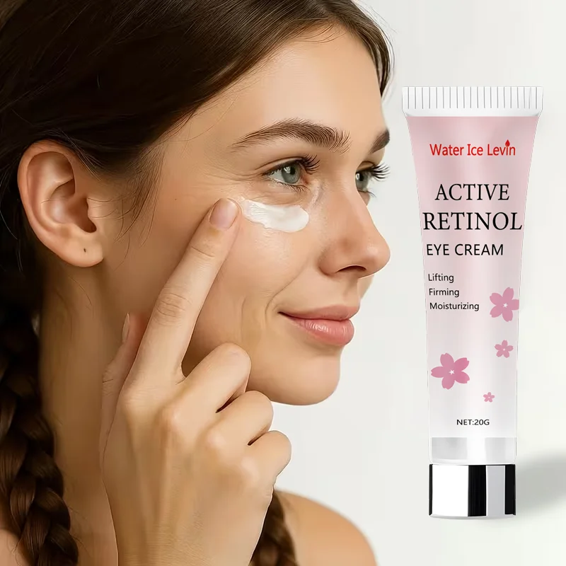 Active Retinol Eye Cream, Hyaluronic Acid & Collagen-Infused, Light Texture Lifts, Firms & Moisturizes for Elastic, Smooth Skin