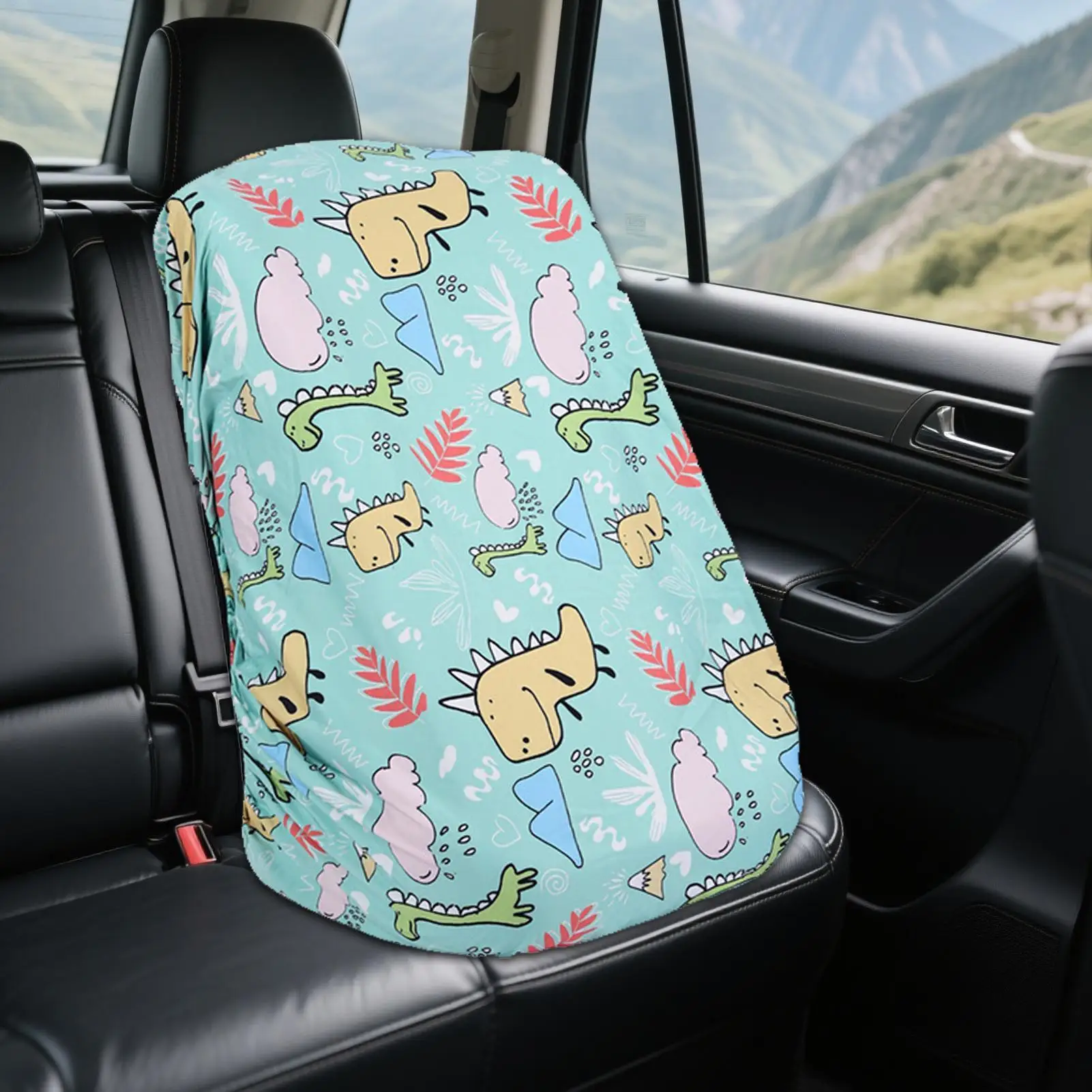 Car Seat Sun Cover Summer Car Seat Covers For Babies UV Protection Vehicle Accessories Sunshade Cooling Heat Protector For