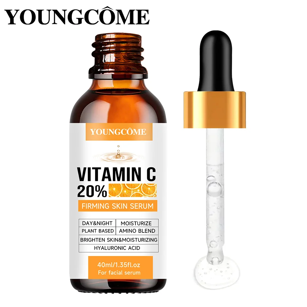영컴 프리미엄 20% 비타민 C 세럼 (히알루론산, 레티놀 함유) - 피부 콜라겐 증진, 안티에이징 & 주름 개선