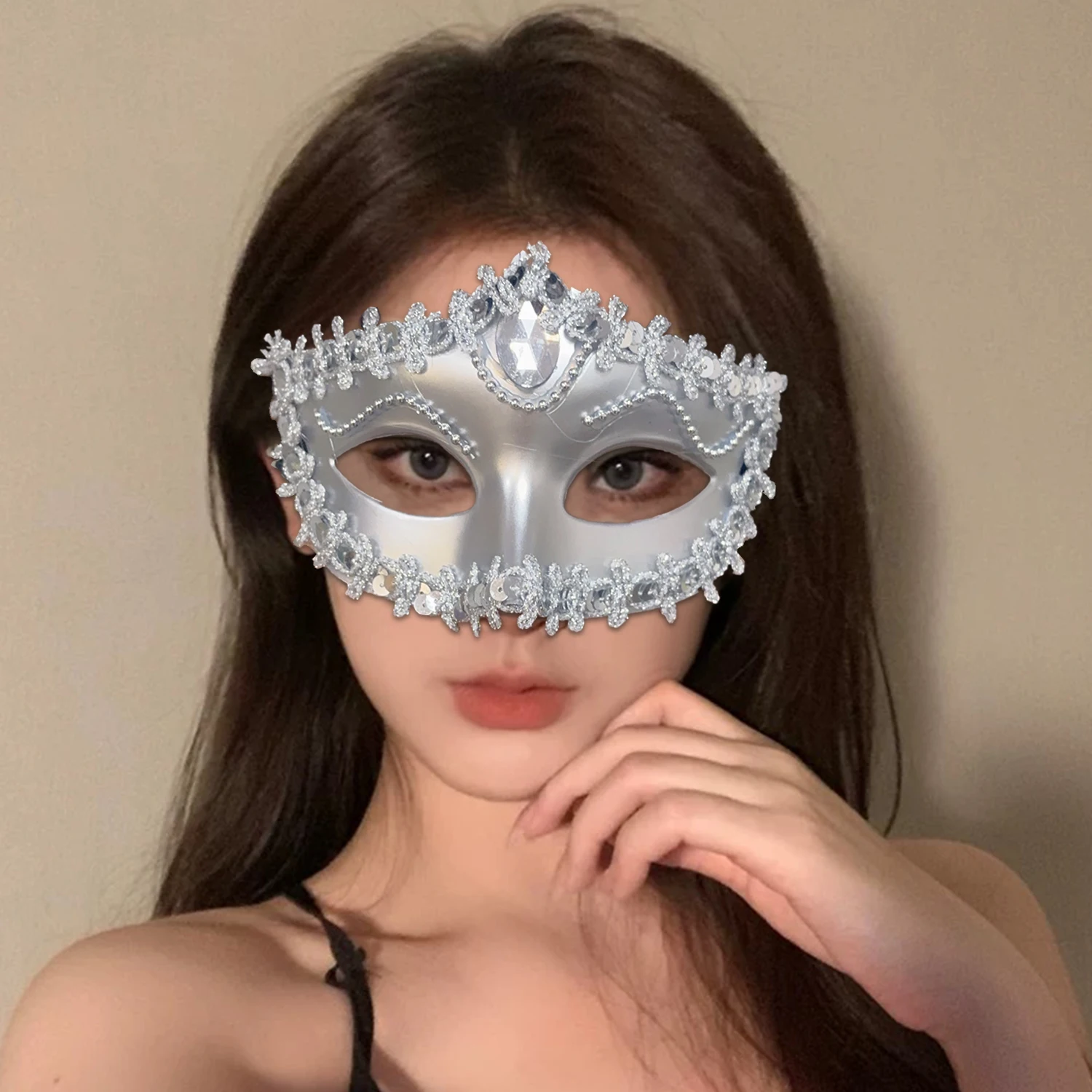 Máscaras de fiesta de carnaval, Cosplay de Anime, máscara de ojos veneciana, accesorios de fiesta, máscara facial para club nocturno, disfraz para mujeres y hombres