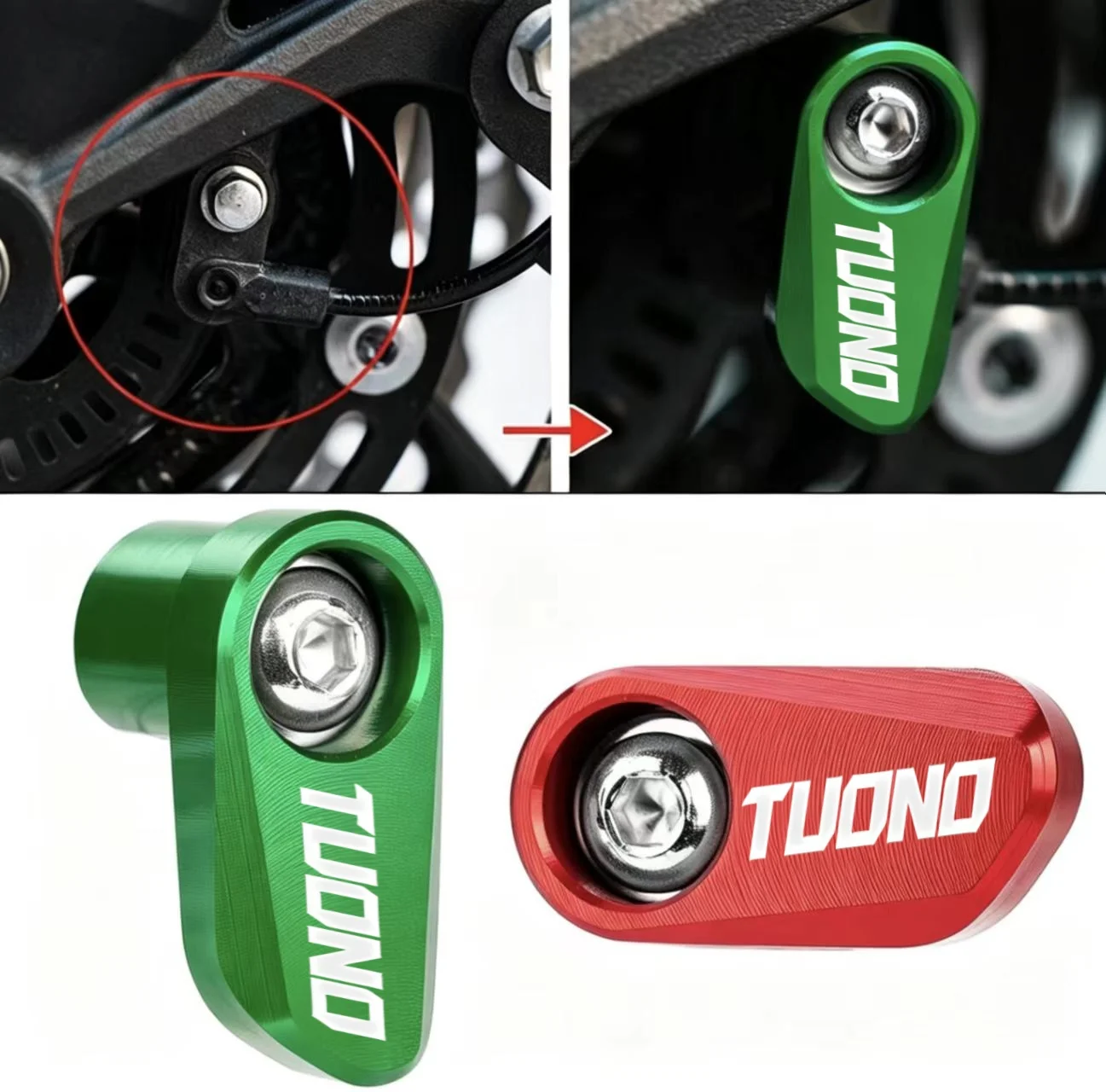 TUONO 2014- 2026 Motorcycle Parts Motorcycle ABS Sensor Protective Cap