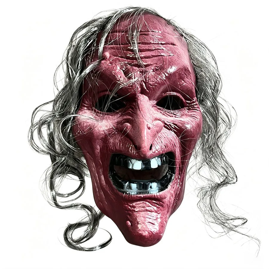 New Halloween Witch Face Mask Scream Terror Sorceress Face Headcovers For Men Women Horror Party Halloween Cosplay Props