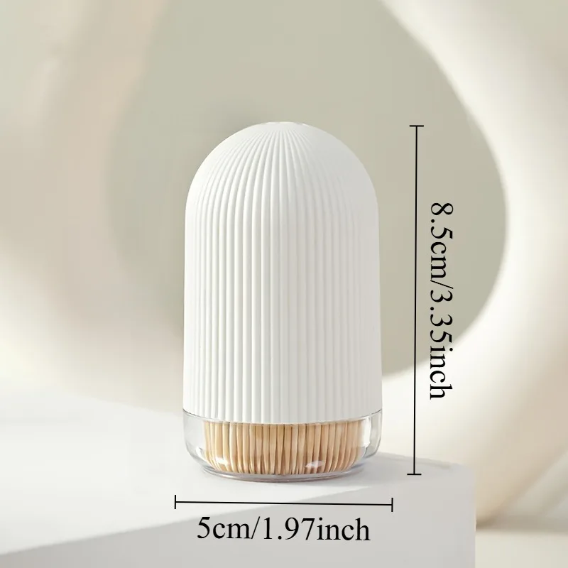 1pc Elegant Plastic Toothpick Holder for Home Kitchen Use