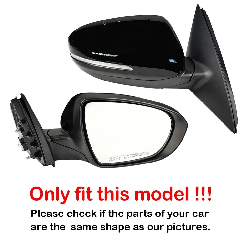 For Kia Optima K5 2011 2012 2013 2014 2015 1PCS Car Outer Rearview Side Wing Heated Mirror Glass Lens Reflector Len Accessoriess