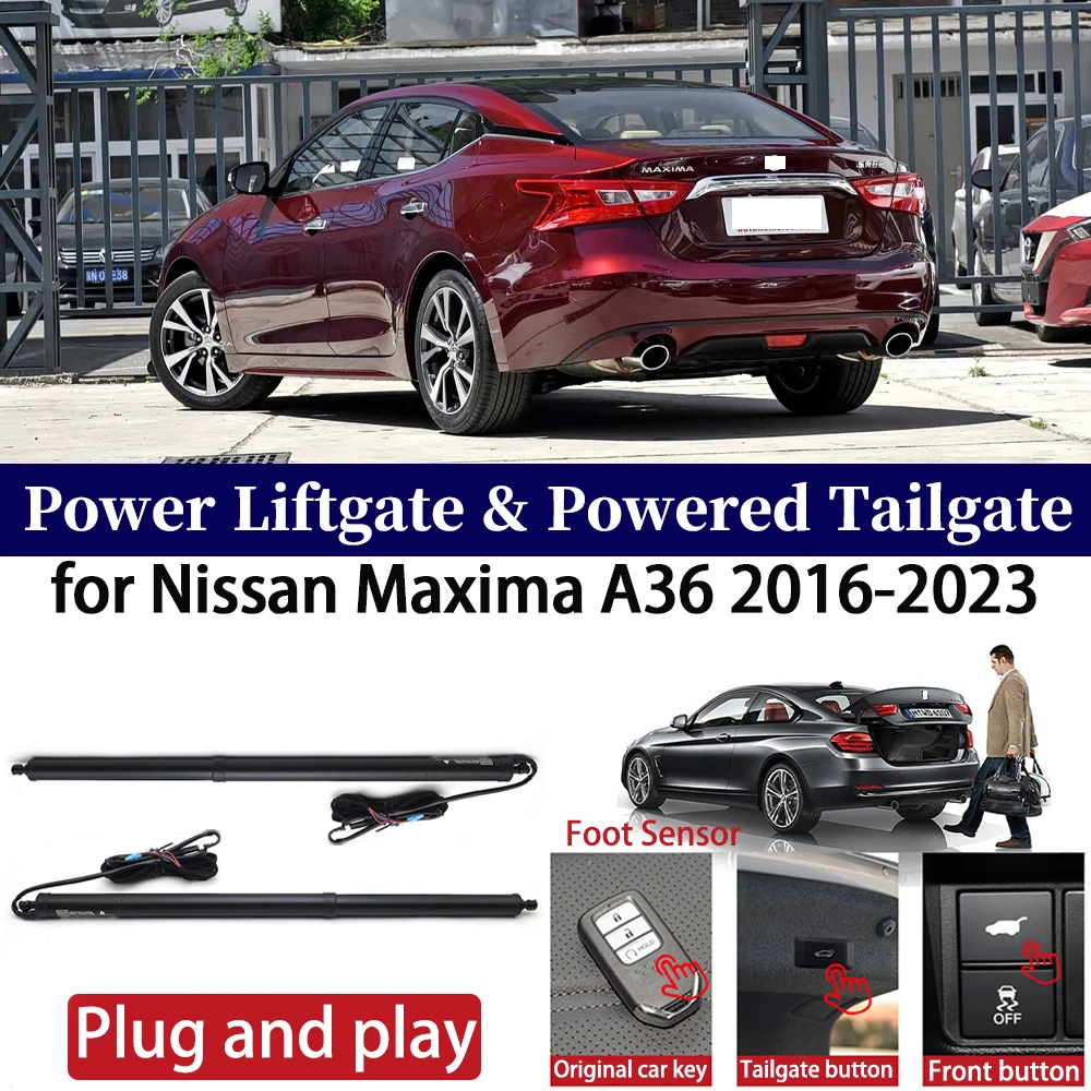 

ZhuCamX for Nissan Maxima A36 2016-2023 Car Auto Power Electric Tailgate Liftgate Lift Trunk Closer System Boot Lift Motor Kit