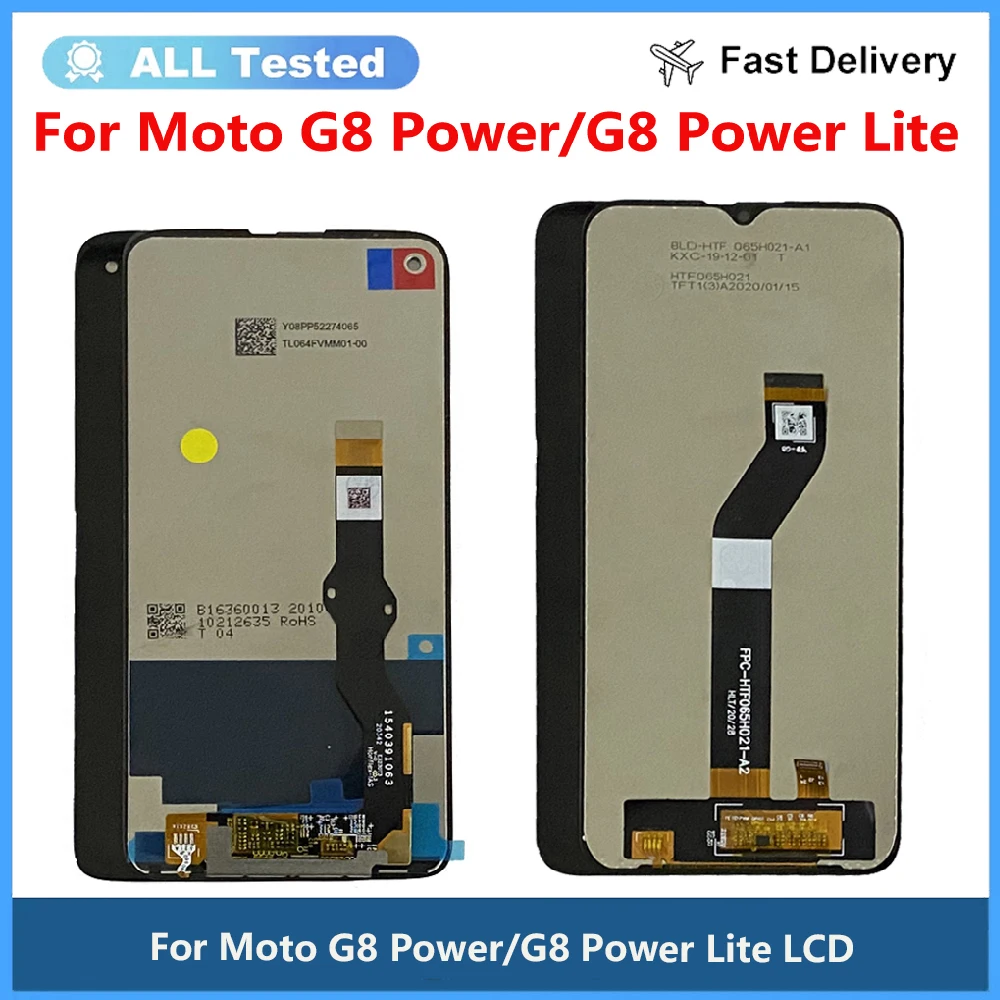 

Original Display For Motorola Moto G8 Power LCD XT2041 XT2041-3 XT-2041-1 LCD Touch Screen Assembly For Moto G8 Power Lite LCD