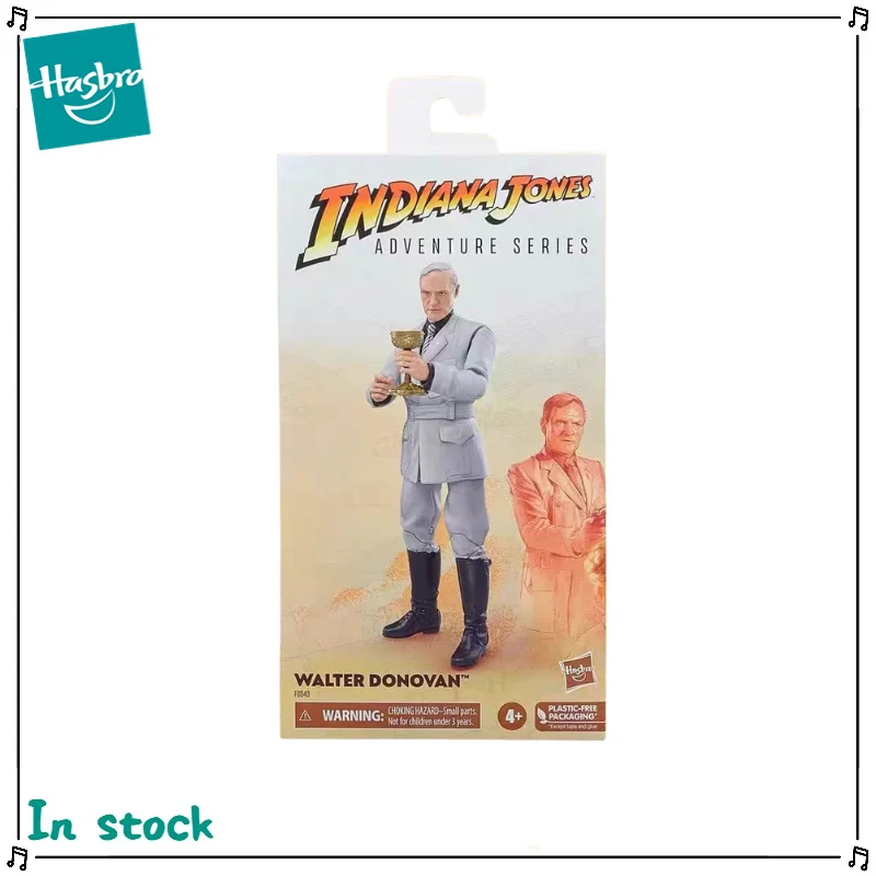 Figura de Anime Original de Hasbro, INDIANA JONES, Walter Donovan, Modelo Coleccionable