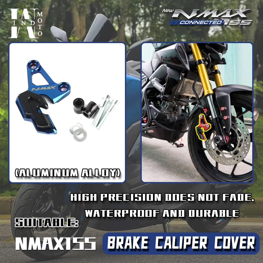 

Brake caliper cover for NMAX155 Aluminum alloy Front Brake Caliper Guard Brake Cover Protection Decorative caliper cover
