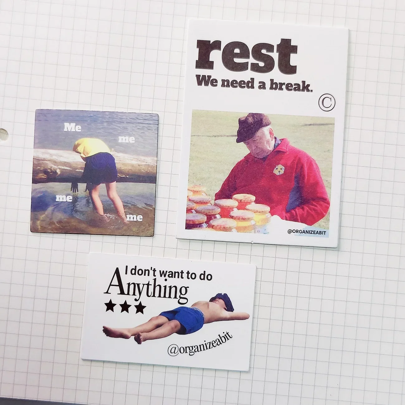 شخصيات OAB الكورية 202hosil مجلة المناظر الطبيعية الرجعية سكرابوكينغ المواد الزخرفية التصوير الفوتوغرافي ملصق حزمة