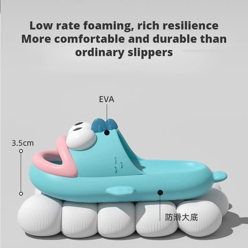 Xiaomi Shaji Ugly Fish Slippers Winter Warmth Indoor Home Couple Slippers Bedroom Non Slip Shoes Sandals Can Be Worn Externally