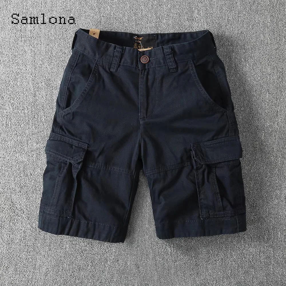 2025 유럽 스타일 남성 스탠드 포켓 캐주얼 베이직 반바지 신상 여름 아웃도어 패션 카모플라쥬 반바지 남성 빈티지 숏 팬츠