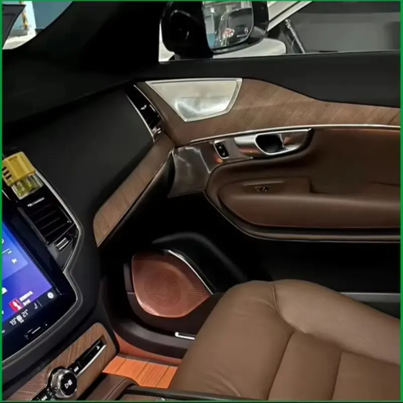 Car Styling For Volvo XC90 2015-2020 Door Audio Speaker High And Low Sound Cover Sticker Trim Decoration Auto Accessories