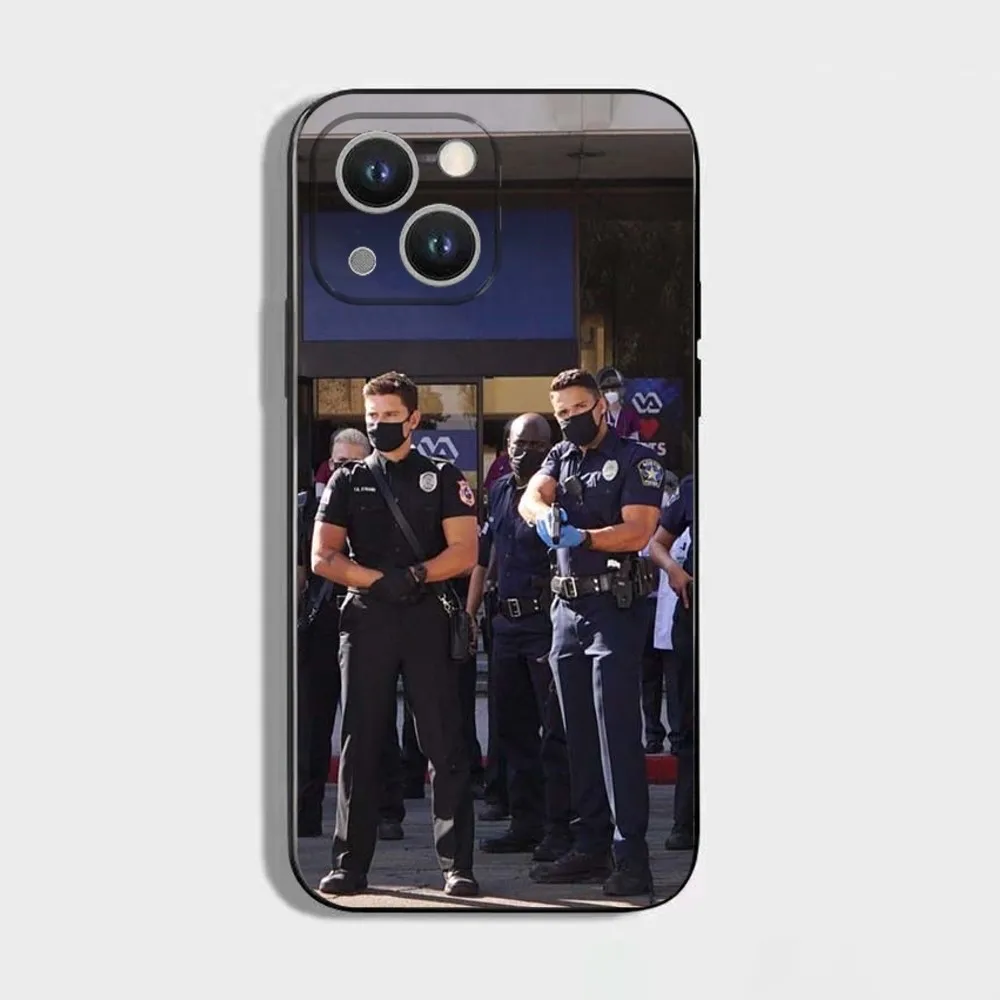 حافظة هاتف Tim Bradford R-Rookied لهاتف iPhone 16,15,14,13,12,11 Plus، Pro Max، XS، X، XR، SE، Mini، 8، 7، غطاء أسود من السيليكون الناعم