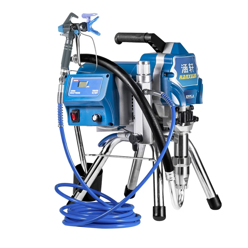 High-Pressure Electric Plunger Airless Painting Machine New DIY Emulsion Latex Paint Coating Power Spray Gun Efficient Effective