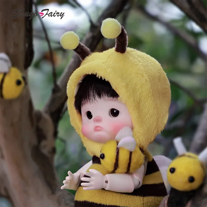 ShugaFairy Bjd Dolls 1/8 Demi Wronged Big Head Cute Style Little Bee Costume High Quality Doll Ball Jointed Dolls