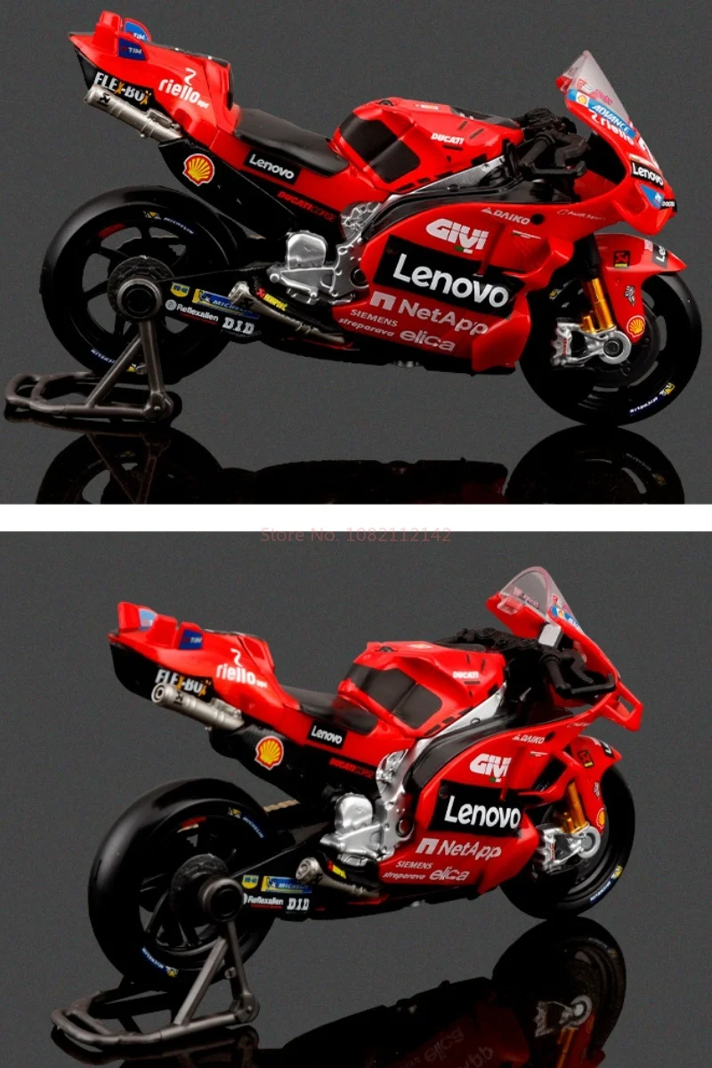 Auf Lager Produkt Maisto 1:18 Moto GP Ducati Lenovo Team Legierung Miniaturdruckguss Modelle Moto GP 2024 Championship # 1 # 23. Spielzeugauto