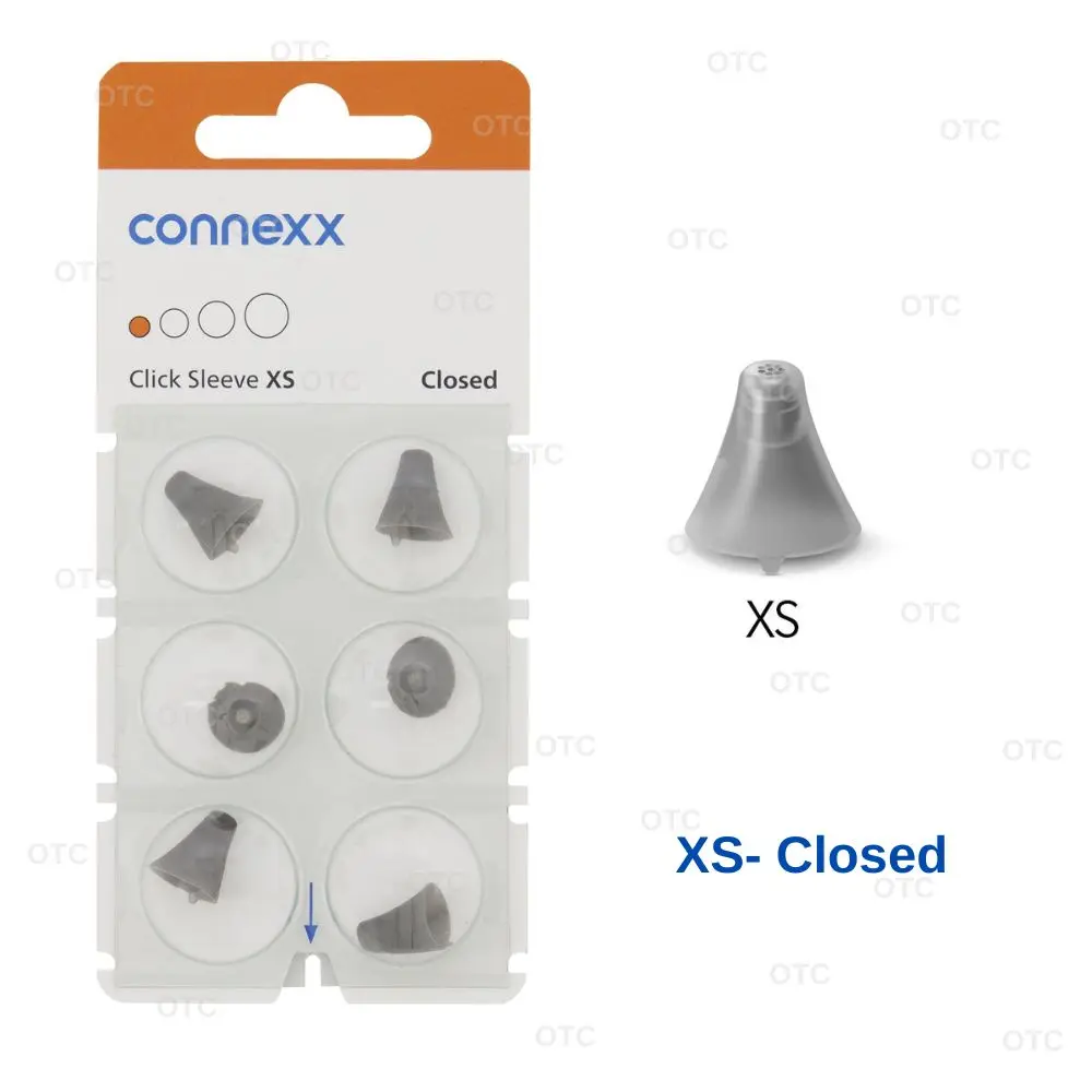 Signia Rexton Vibe Hearing aid open dome connexx click sleeve closed eartips for open fit and CIC ITC ITE Hearing Aids