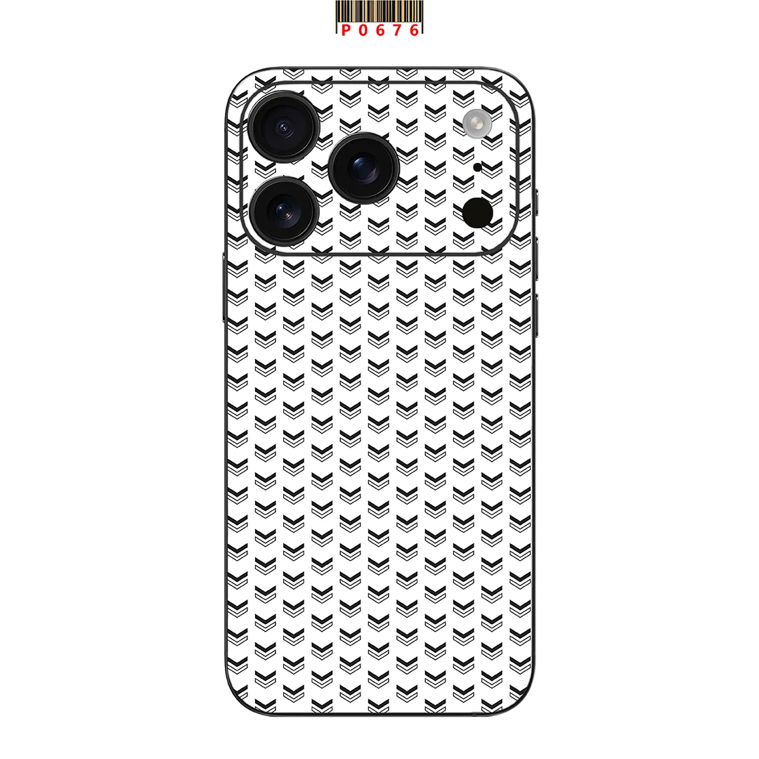 Para Apple iPhone17 Air 16 15 14 13 Pro Max cubierta trasera de cuerpo completo calcomanía piel 3D película protectora trasera de fibra de carbono