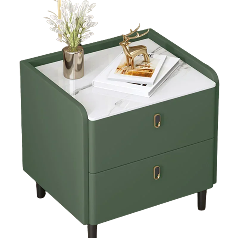 Women Storage Nightstand Table Item Dormitory Living Room Nordic Bedsides Table Drawers Green Szafka Nocna Bedrooms Furniture