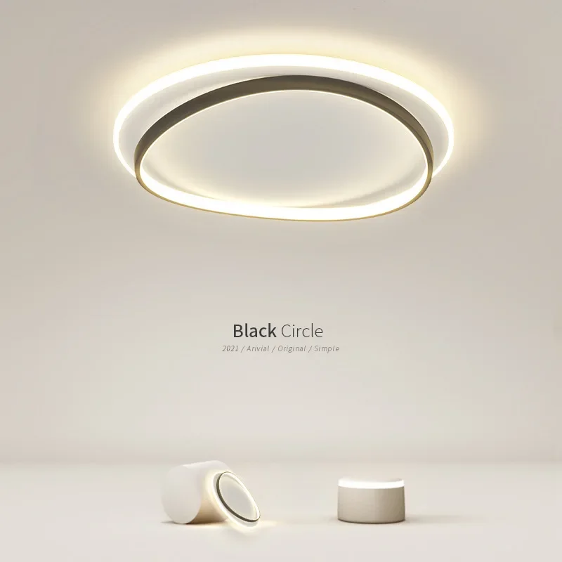 

Modern LED Ceiling Lamp For Bedroom Living Room Balcony Study Black Gold Chandelier Luster Lighting Fixture Home Decoratioan