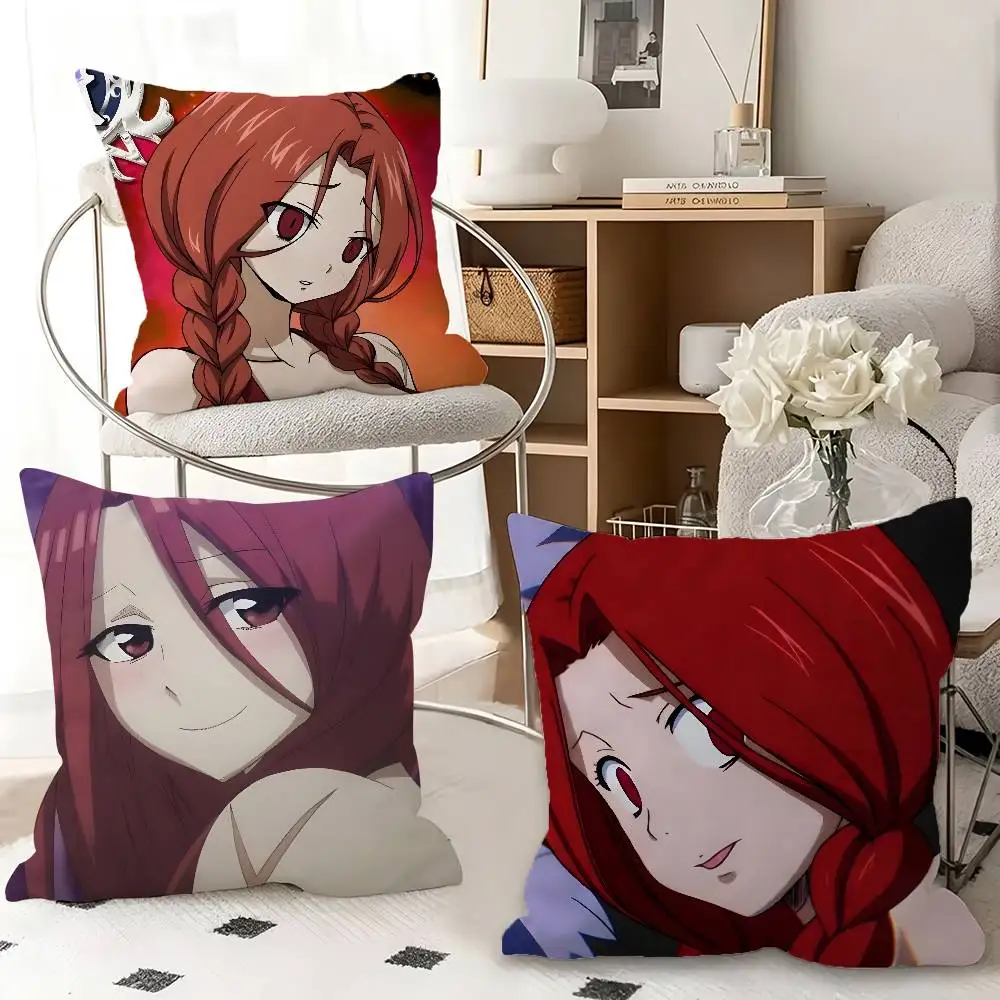 1pc Flare Corona Fairy Tail Pillow Case Fashion Square Pillowcase Bedroom Sofa Room Ins Decoration Leisure