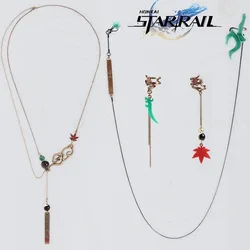 Game Honkai Star Rail Dan Heng lmbibitor Lunae Cosplay Pendant Necklace Unisex Choker Necklace Jewelry Accessory Gift