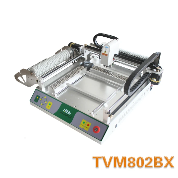 QIHE TVM802BX Led Strip Mounting Machine Chip Mounter Mini SMT Machine For Small Scale Production Line