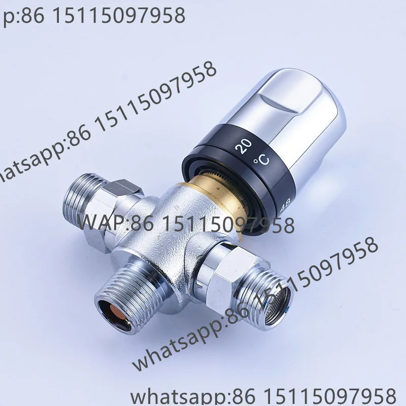 

Латунный термостатический смесительный клапан, стандартные аксессуары для ванной комнаты 1/2, сменный термостатический картриджный клапан для смесителя